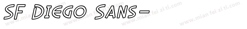 SF Diego Sans字体转换